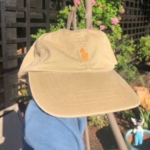 Polo Hat with orange Polo Symbol